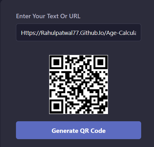 QR Code Generator